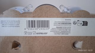 6 Tazzine Caffè Vetro Home Tivoli