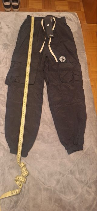 Pantalón Stone Island Negro Cargo