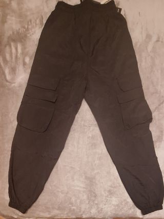 Pantalón Stone Island Negro Cargo