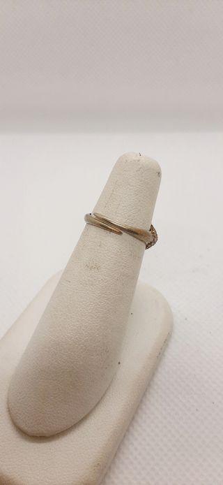 Anello con strass rosa