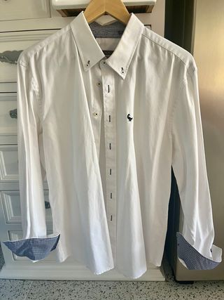 2 Camisas la Rosa talla L blanca talla L