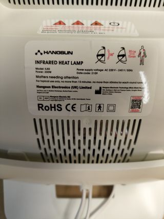 Lámpara Calor Infrarrojo