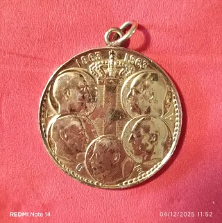 Medaglia 30 dragme greche commemorative