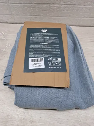 Cortine in Lino Woaboy Blu Traslucido