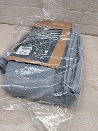 Cortine in Lino Woaboy Blu Traslucido