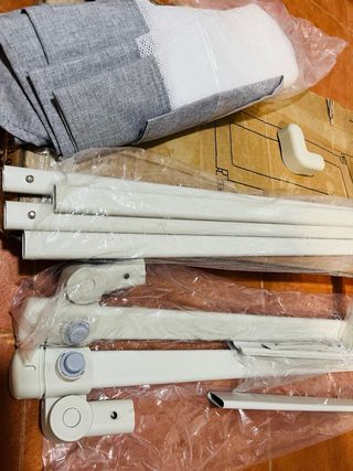 Barrera Cama Bebé 200cm Gris