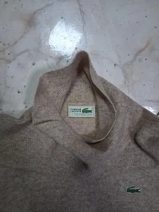Jersey Lacoste cuello alto vintage Talla XL