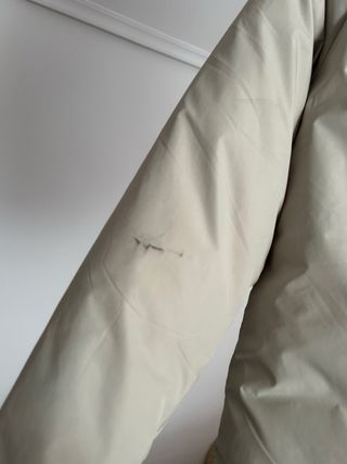 Abrigo mujer beige talla XS