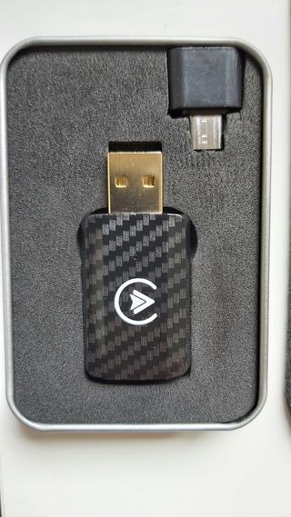Adaptador Wireless Android Auto/CarPlay y soporte