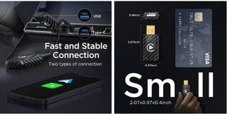 Adaptador Wireless Android Auto/CarPlay y soporte