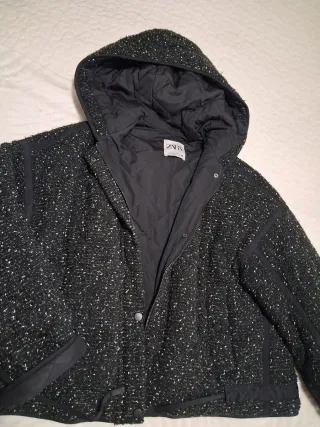 Chaqueta Zara Mujer Negra