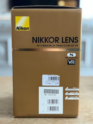 Objetivo Nikon 24-70mm f/2.8E VR