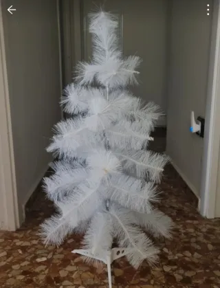 Árbol de Navidad blanco 80cm