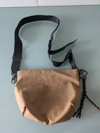 Bolso Desigual Bandolera Mujer Beige Negro