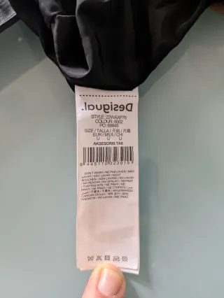 Bolso Desigual Bandolera Mujer Beige Negro