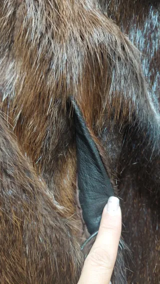 Pelliccia vintage stupenda e caldissima.