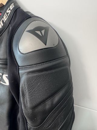 Chaqueta Dainese Racing 3 Piel Negra