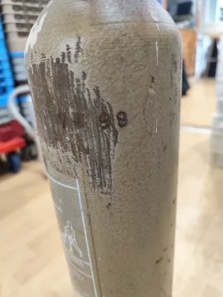 Extintor plateado año 98