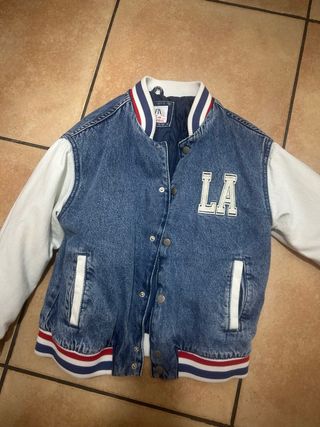 cazadora bomber tejana acolchada