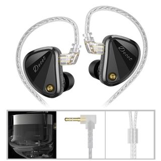 Auriculares KZ Decet Preto/Dourado