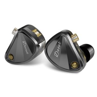 Auriculares KZ Decet Preto/Dourado