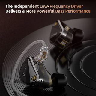 Auriculares KZ Decet Preto/Dourado