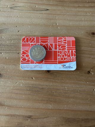 Moneda 2€ Holanda 2022 Erasmus UNC