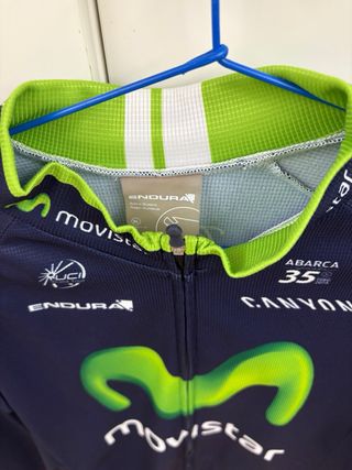 Maillot Endura Movistar Manga Larga y Corta. XL