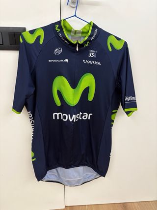 Maillot Endura Movistar Manga Larga y Corta. XL