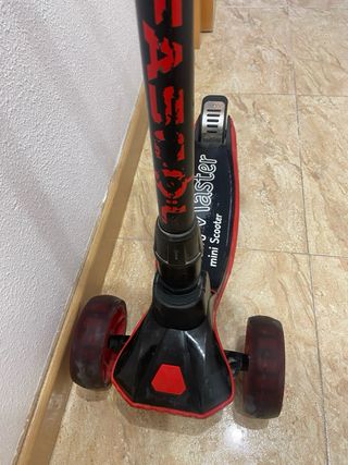 Patibete niño plegable, rudas iluminadas.