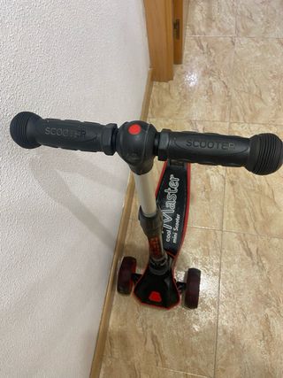 Patibete niño plegable, rudas iluminadas.