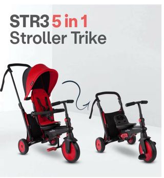 Triciclo Plegable Smartrike Rojo