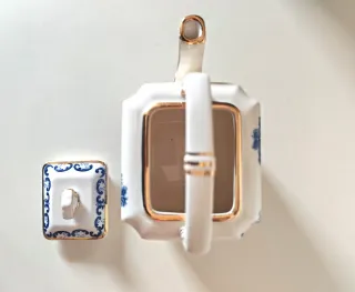 Teiera in porcellana Willow