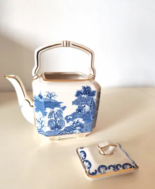 Teiera in porcellana Willow