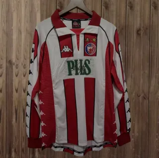 Camiseta Red Star Belgrade Manga Larga Retro