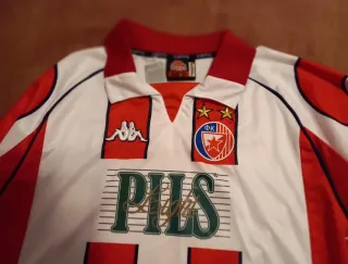 Camiseta Red Star Belgrade Manga Larga Retro