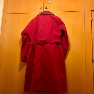 Abrigo paño burdeos