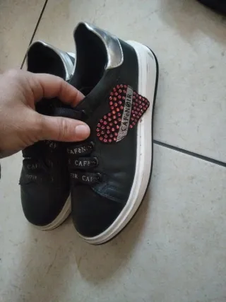 Scarpe Cafè Noir N.35 nere in pelle