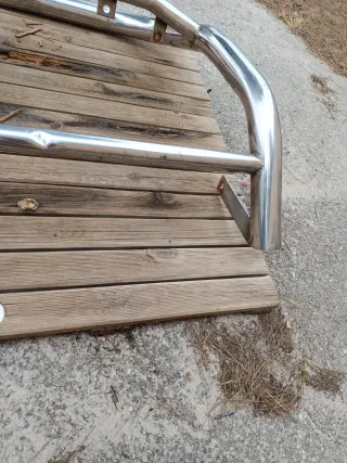 Defensa delantera cromada Valido para varios vehíc