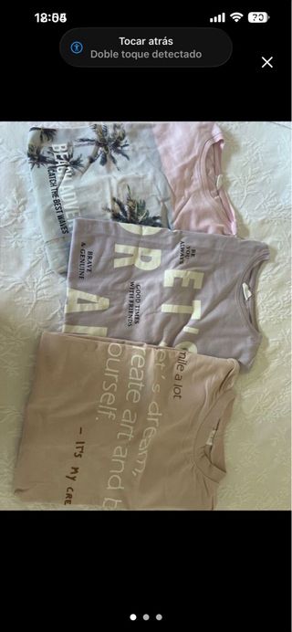 Lote 3 Camisetas Zara