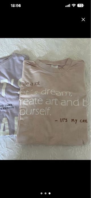 Lote 3 Camisetas Zara