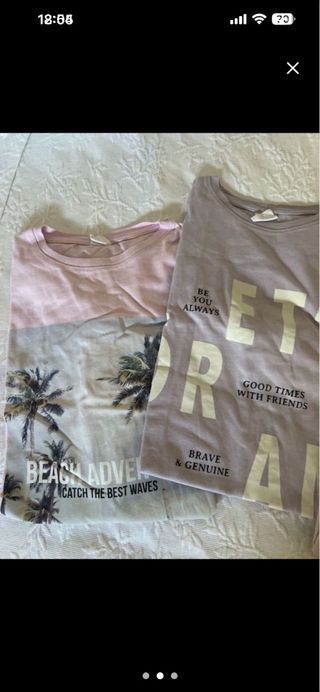 Lote 3 Camisetas Zara