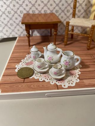 Servizio porcellana bambole casa