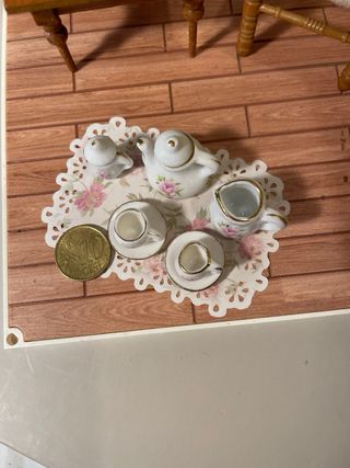 Servizio porcellana bambole casa