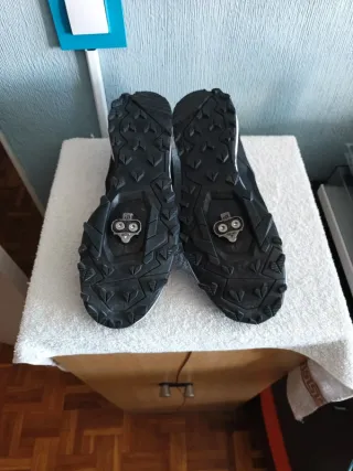 Zapatillas Ciclismo MTB Rockrider Expl 100 Negras