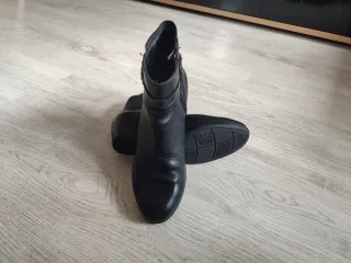 Botines tacón negros talla 40