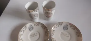 Vasos y platillos recuerdo 1ª Comunión