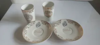 Vasos y platillos recuerdo 1ª Comunión