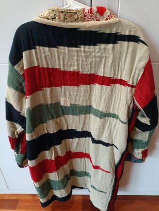 Abrigo étnico patchwork