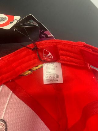 Gorra Ducati Corse Niño Roja y Blanca